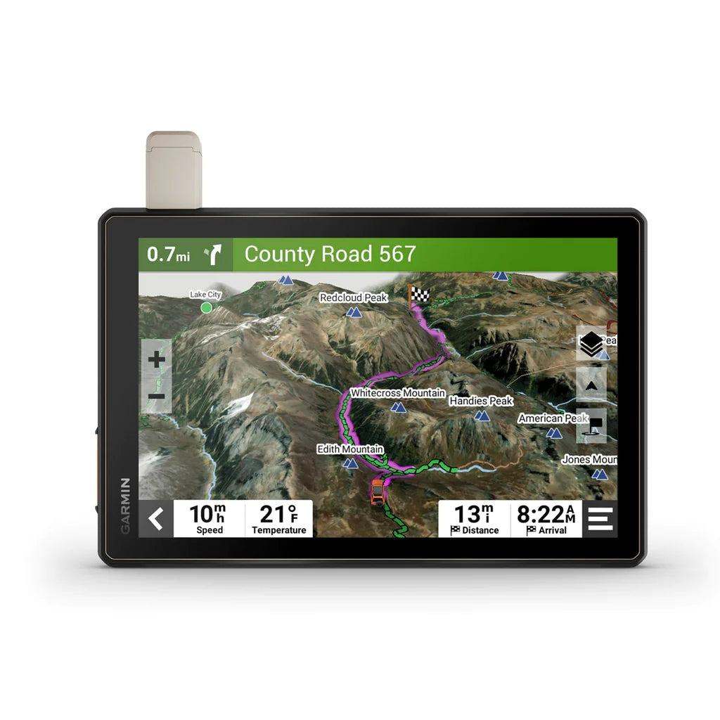 Garmin Tread XL Overland 10 rugged GPS device with advanced navigation features and built-in camera