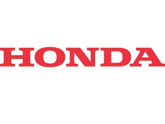 Honda GPS device displaying navigation directions on screen