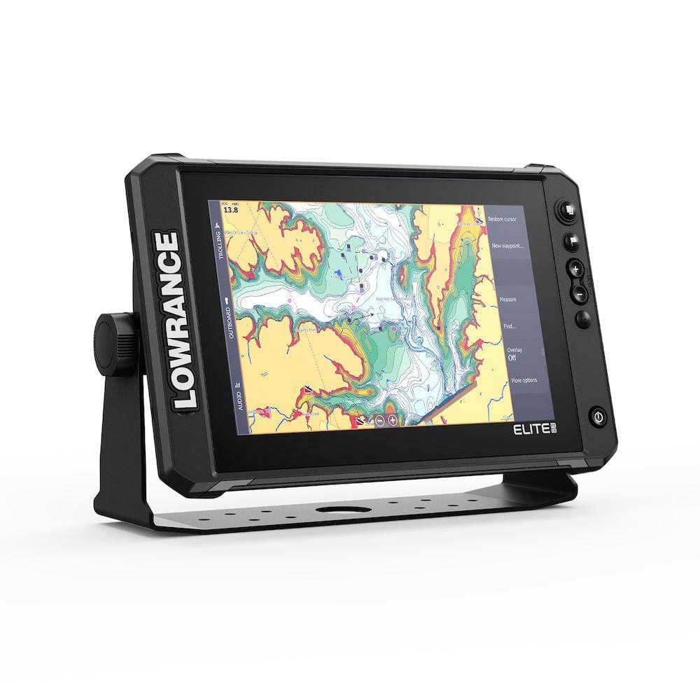 Lowrance Elite FS 10 touchscreen GPS chartplotter with 10-inch high-resolution display and built-in antenna