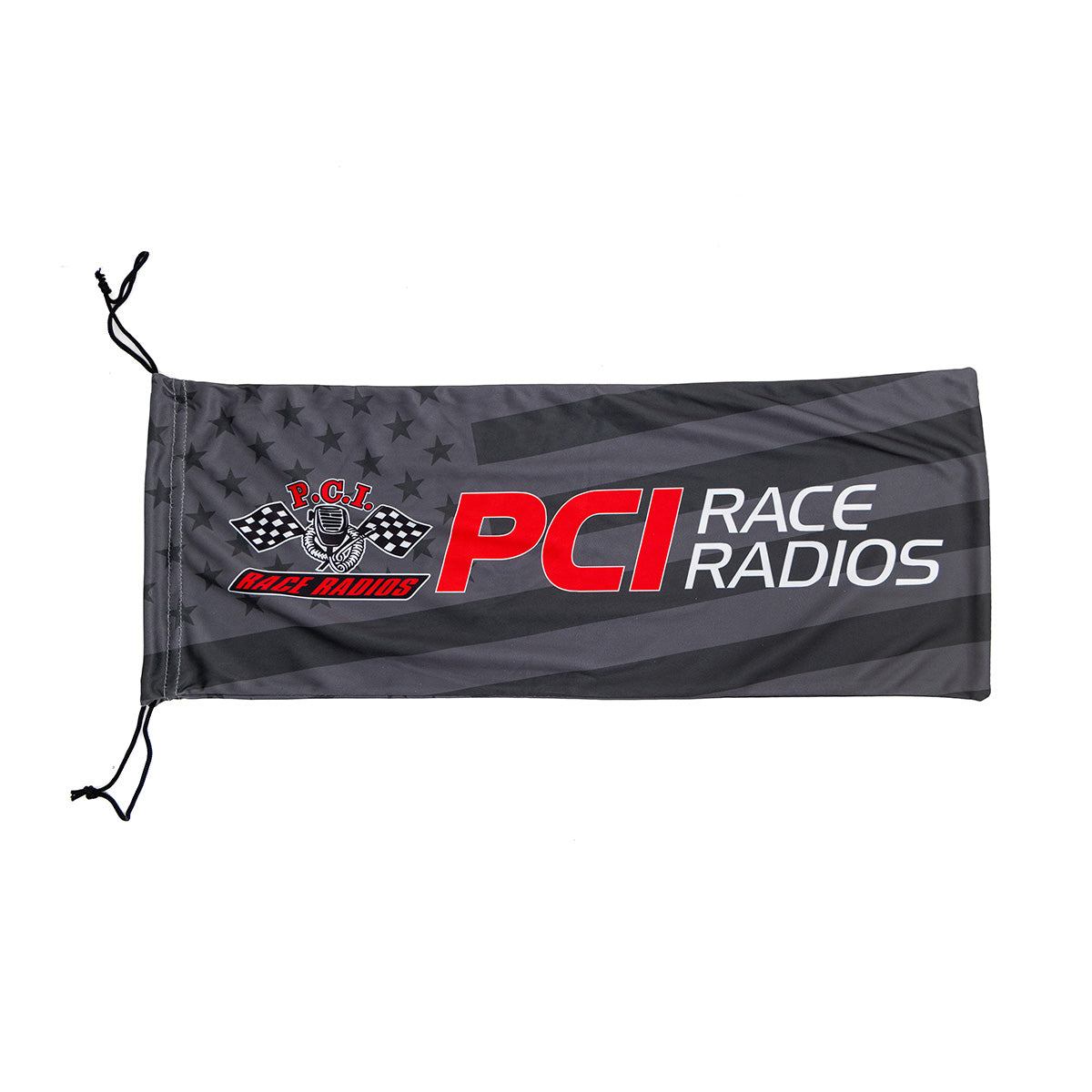 PCI Microfiber Shield Bag protecting helmet visor from scratches and dust