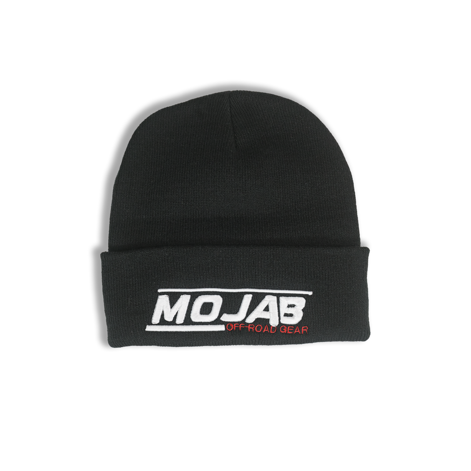 Mojab beanie keeping you warm and stylish with brand logo on winter day