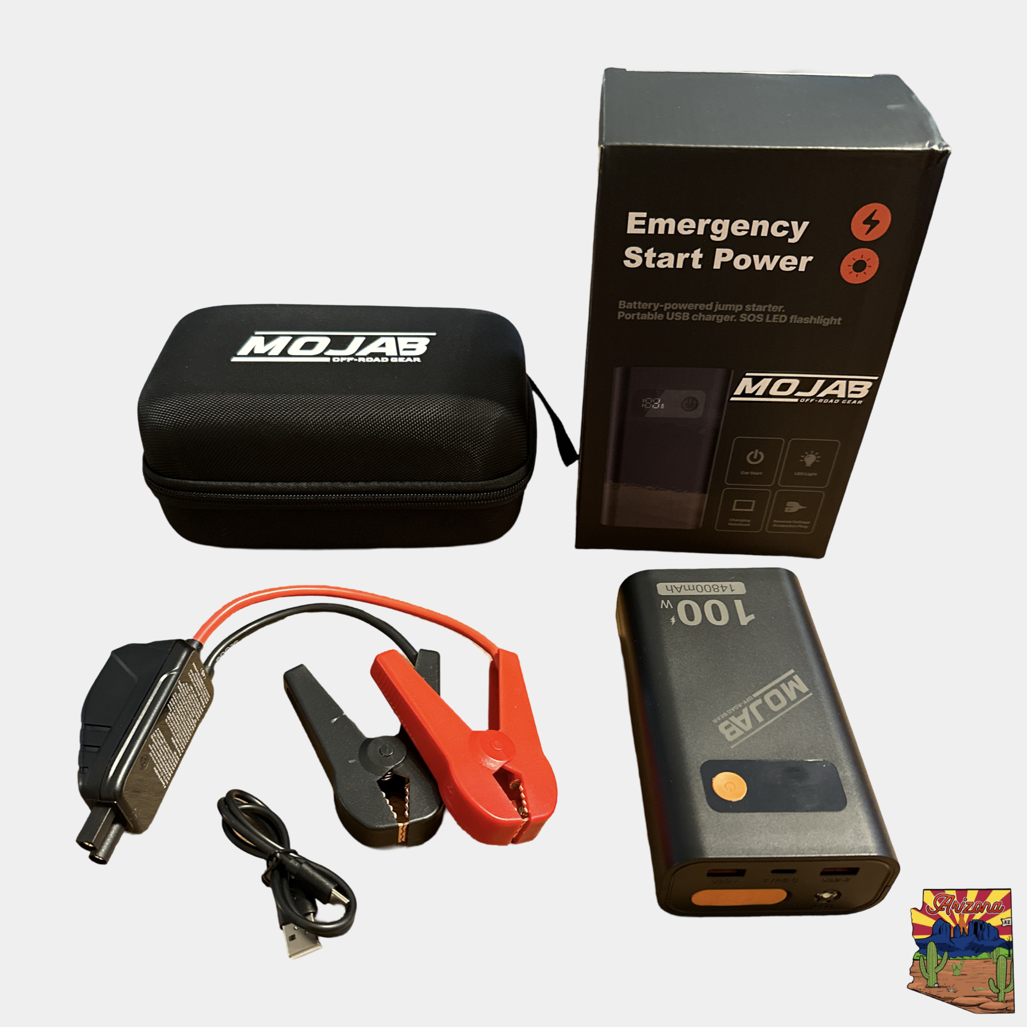 Battery Booster / Jump Starter - Multi-Function Device