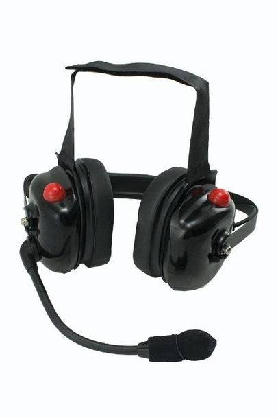 Crew Chief Headset for Two Radios