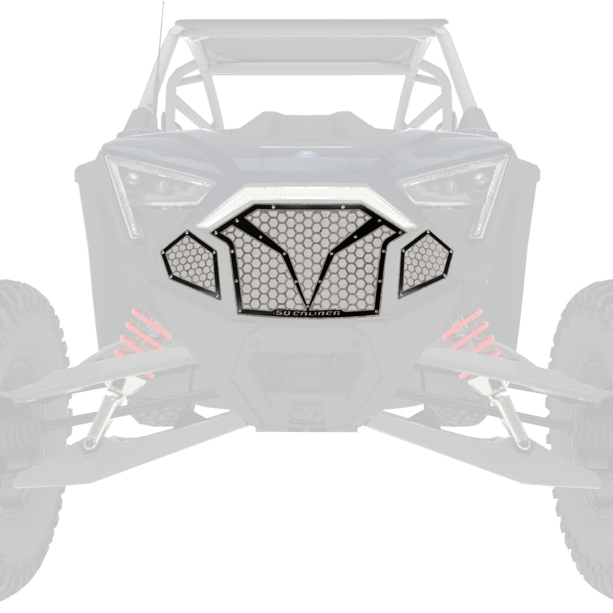 3 Piece Laser Cut Steel Grille RZR PRO R & Turbo R
