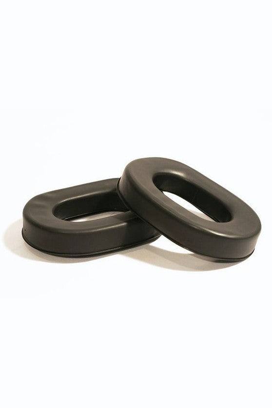 Foam headset ear seals replacement pair, black.