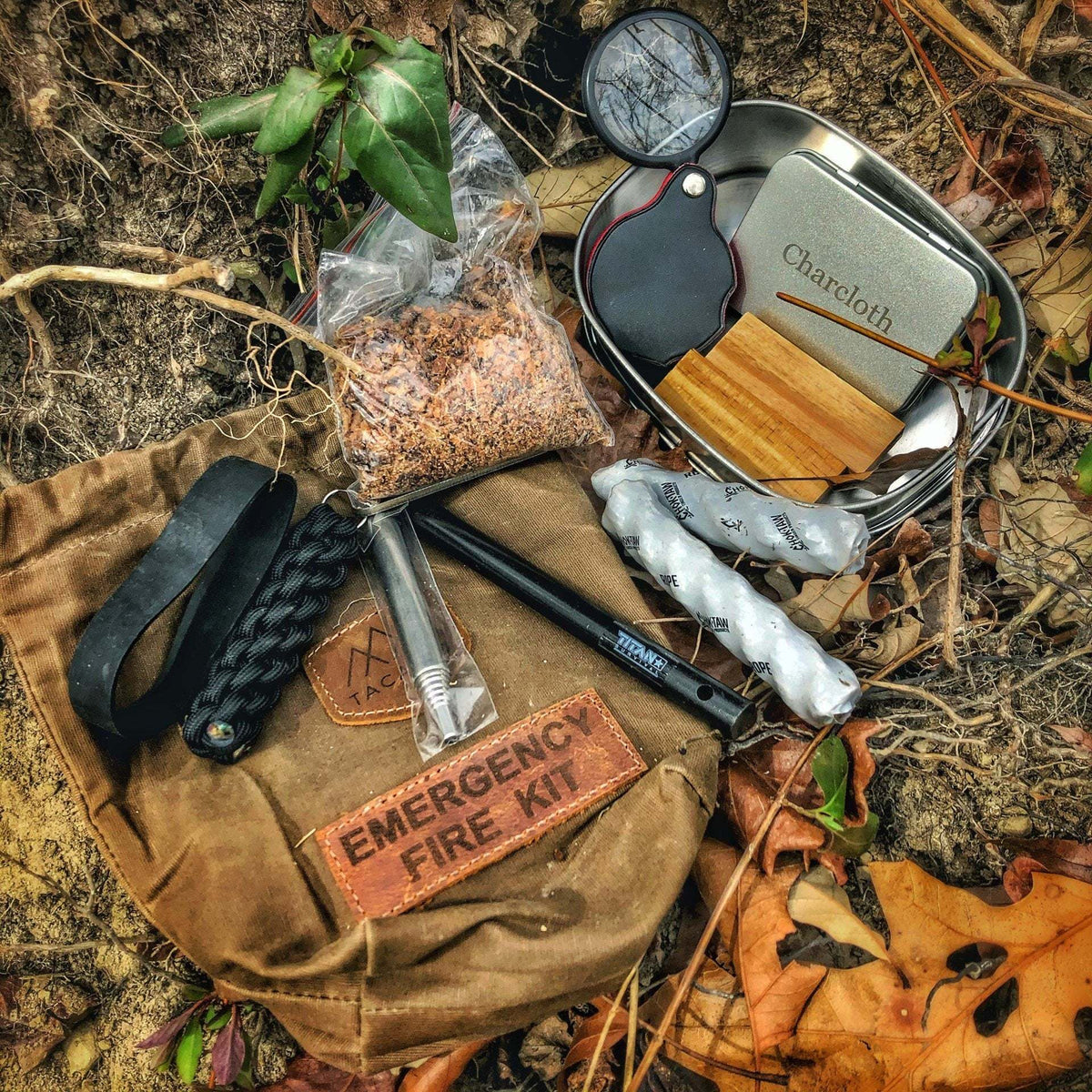 TACAMO 15-Piece Emergency Fire Kit - Survival Solution