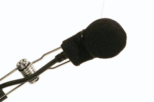 Cloth Mic Sock for headset replacement fit PCI standard headsets and helmet wiring kits