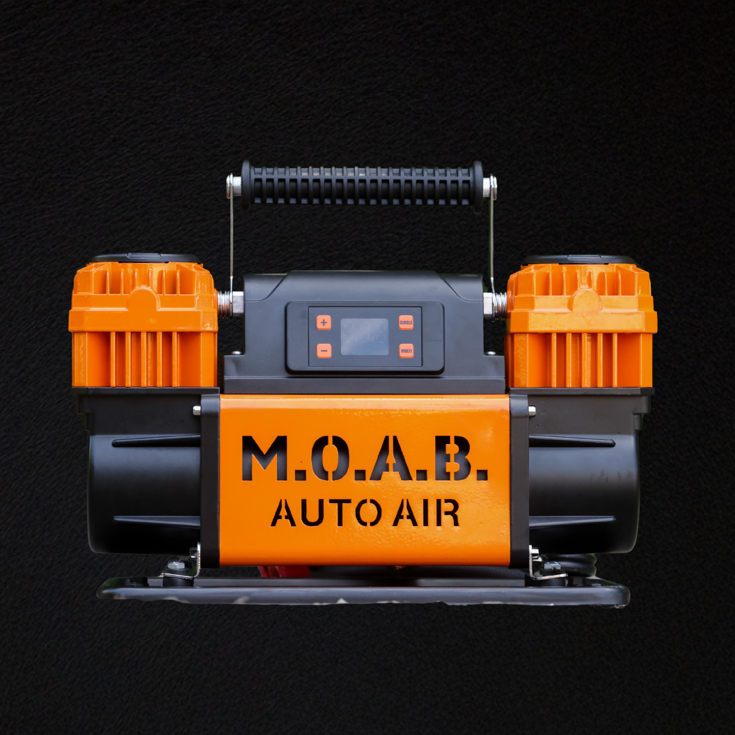 Auto Air digital pressure Portable Dual Air Compressor M.O.A.B.