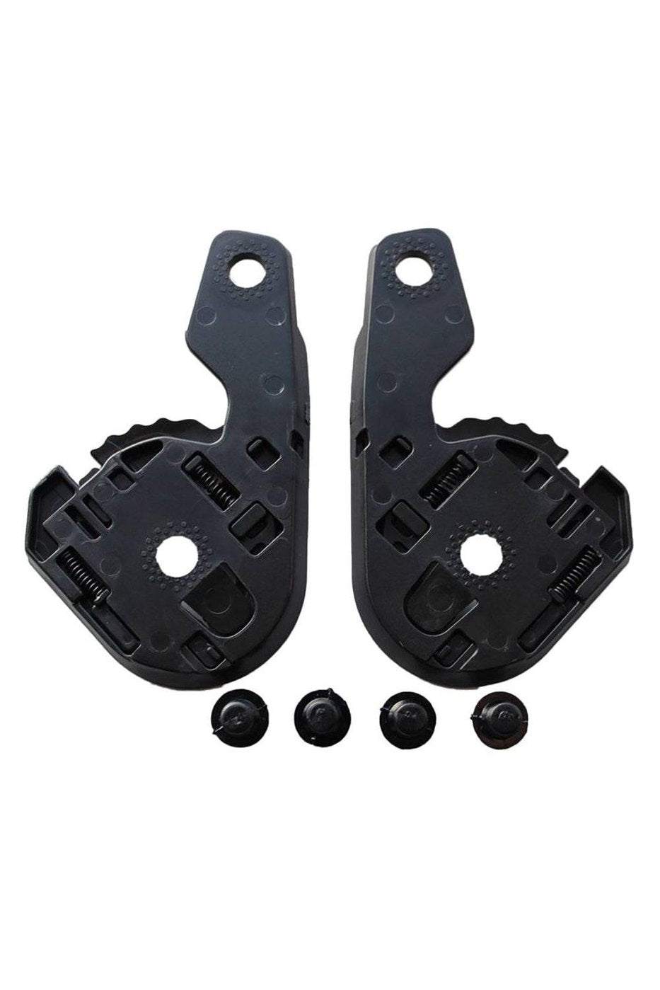 HJC i10 DOT helmet replacement pivot kit components.
