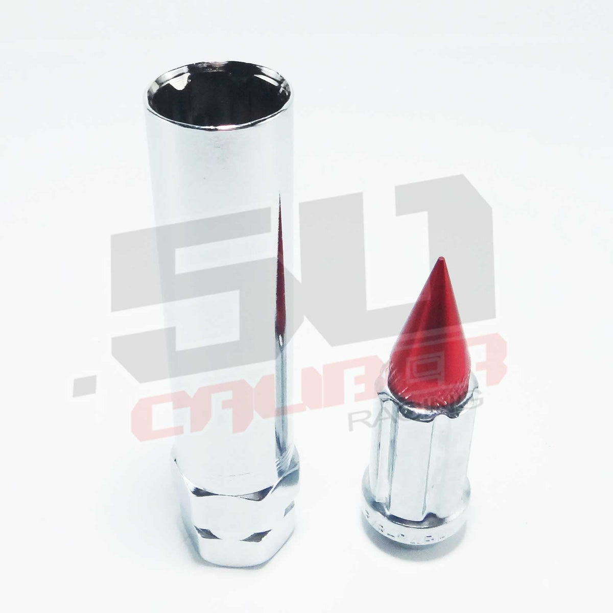 12 x 1.25 mm Chrome Spiked Lug Nuts - 16 Pack