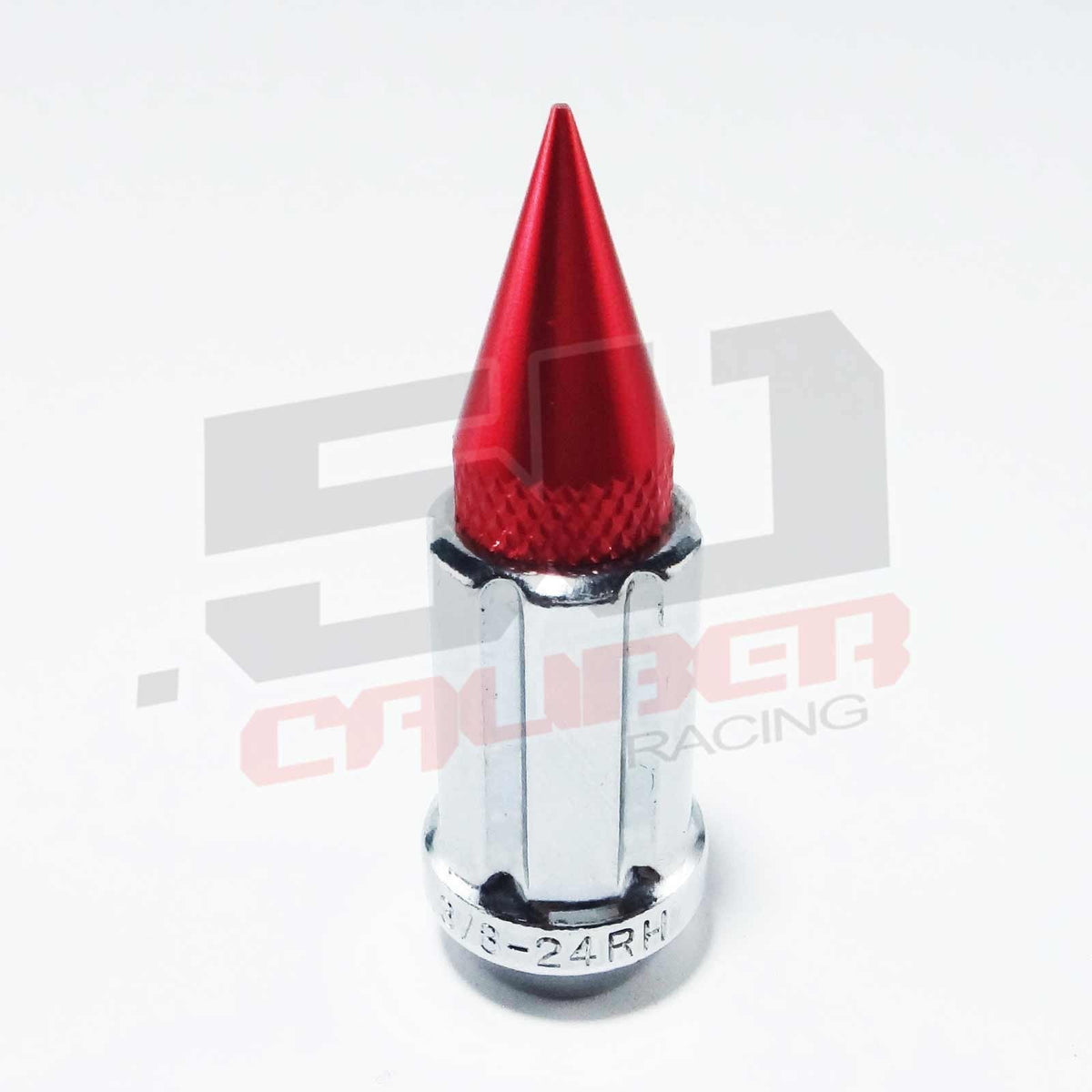 12 x 1.5 mm Chrome Spiked Lug Nuts Anodized - 16 Pack