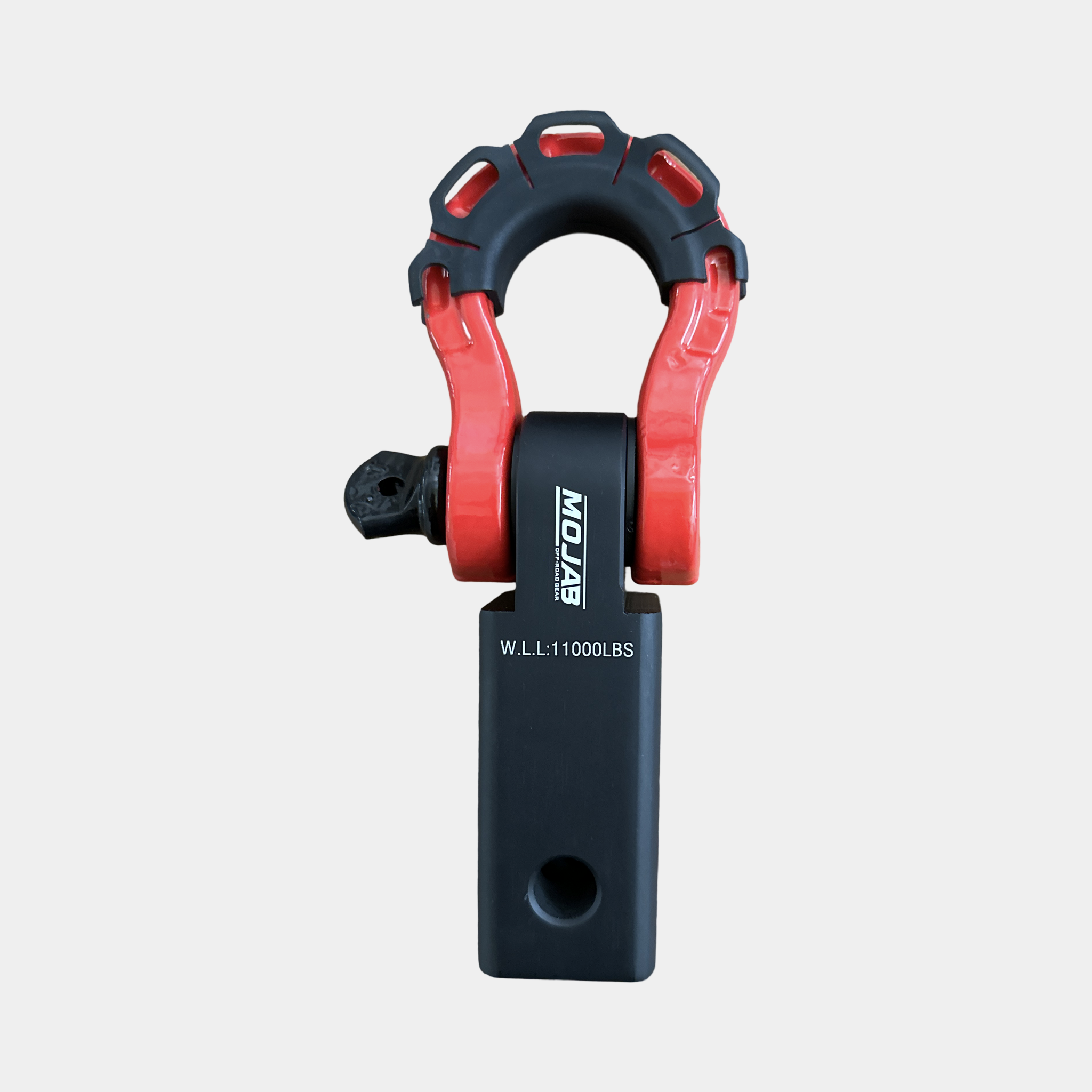 Aluminum Hitch Receiver 2'' with Steel D-Shackle - Durable Tow (LIFETIME WARRANTY)