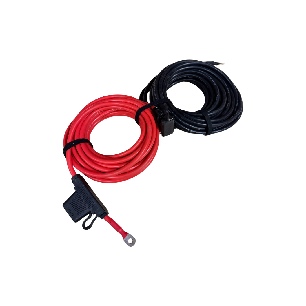 EZ FLATE Compressor Wiring Harness with Anderson plug and built-in fuse for vehicle compressor power and protection