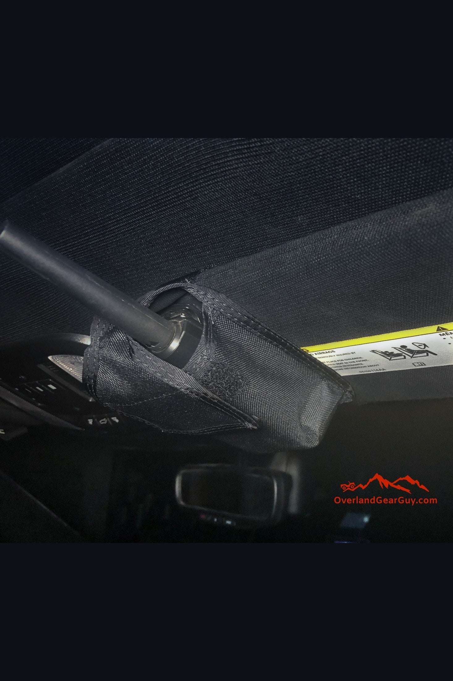 Sun Visor Radio Pouch