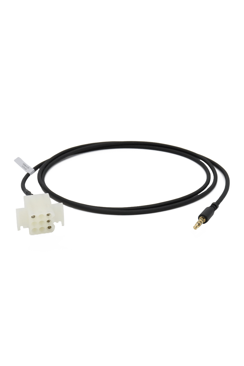 Phone adapter for intercom with 9 pin molex connector and audio jack cable.