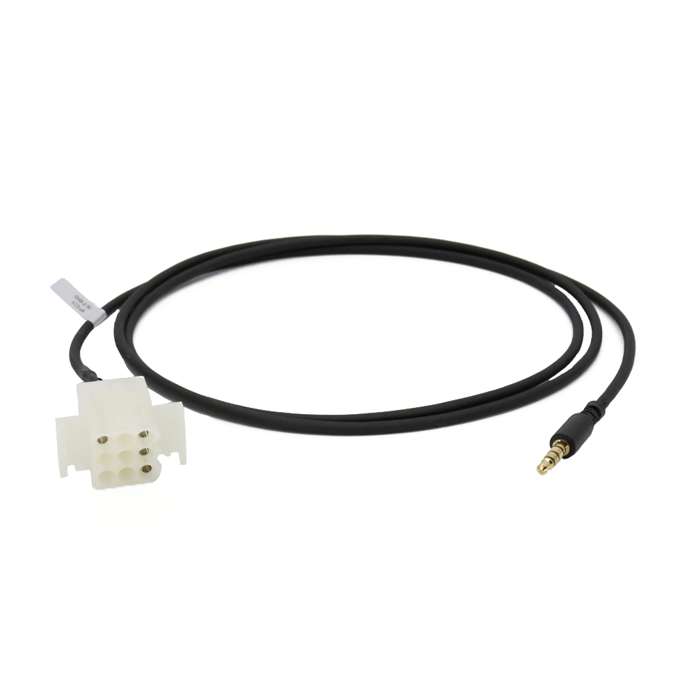 Phone adapter for intercom connecting personal music devices to off-road vehicle helmets and headsets.
