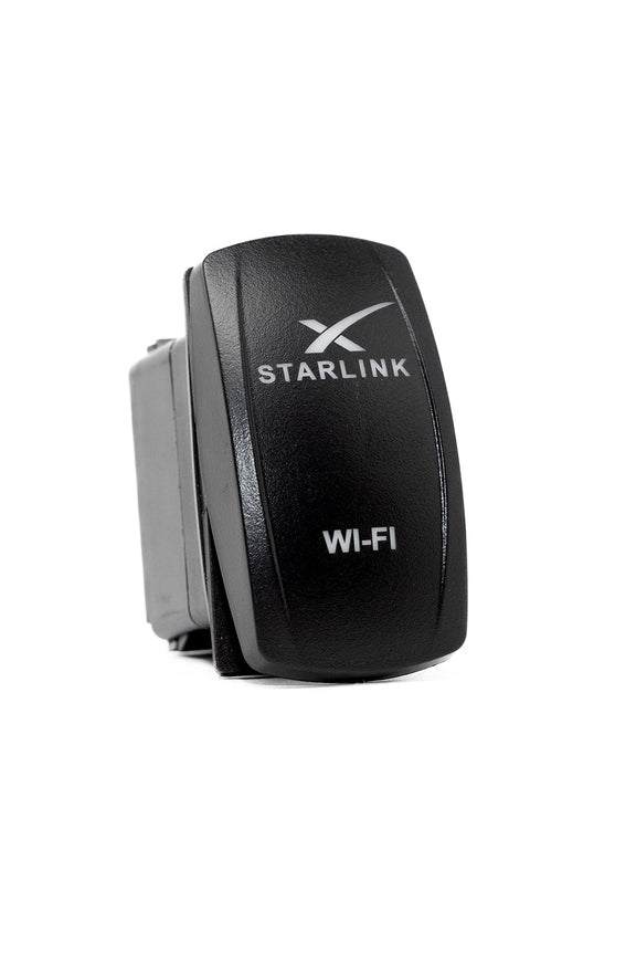 Rocker switch for Starlink with Wi-Fi label, designed for easy power control and installation.