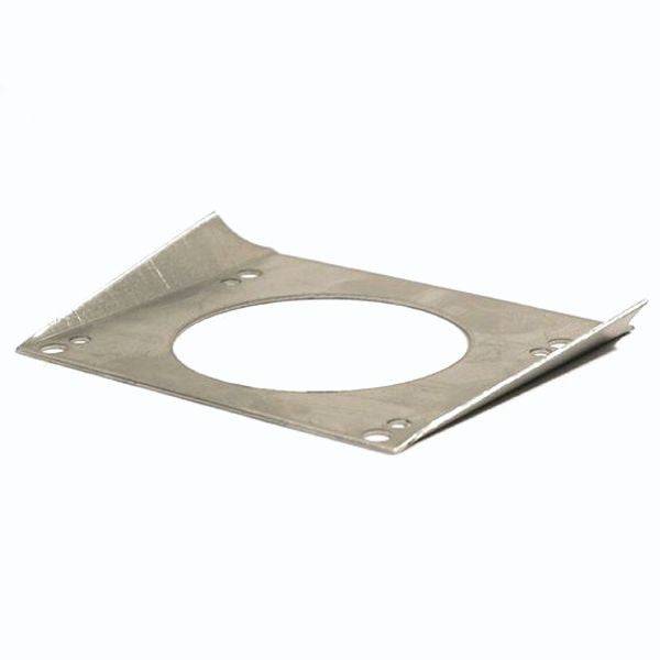 Weld in bracket securely mounting Comlink 6 on tubing