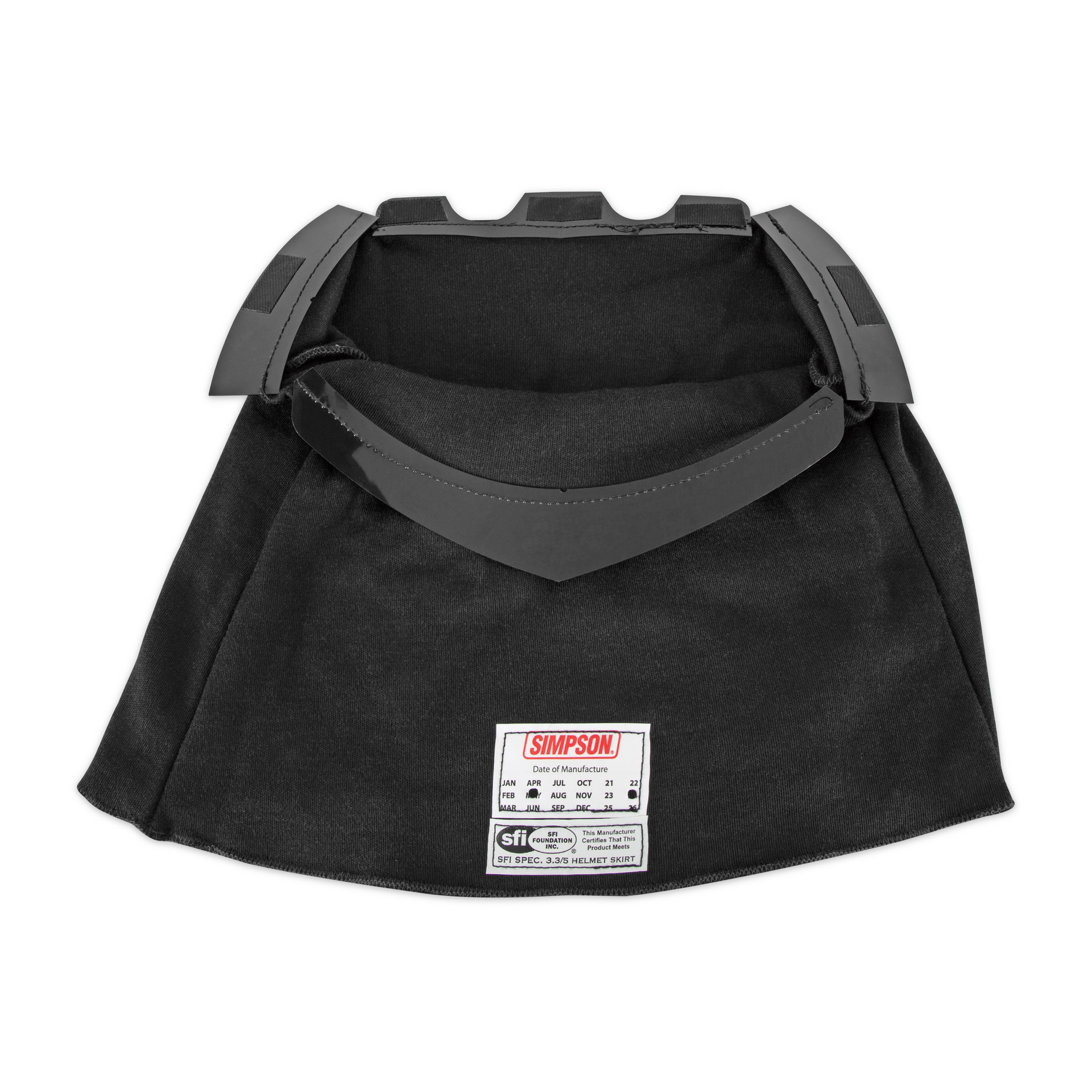 Simpson Racing CarbonX Helmet Sewn In Skirt SFI 3.3/5
