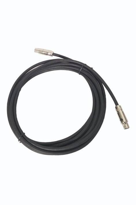 Intercom headset direct cable with 12ft straight cord and 5-pin TA connectors.