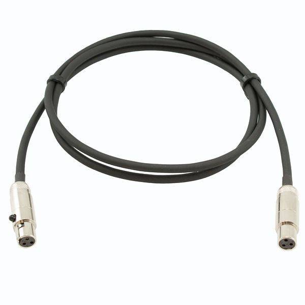 3ft PTT gender changer cable for intercom compatibility between male and female connectors
