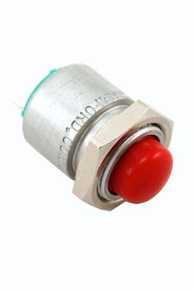 Nexus PTT military-grade push-to-talk communication device with red button and metal casing.