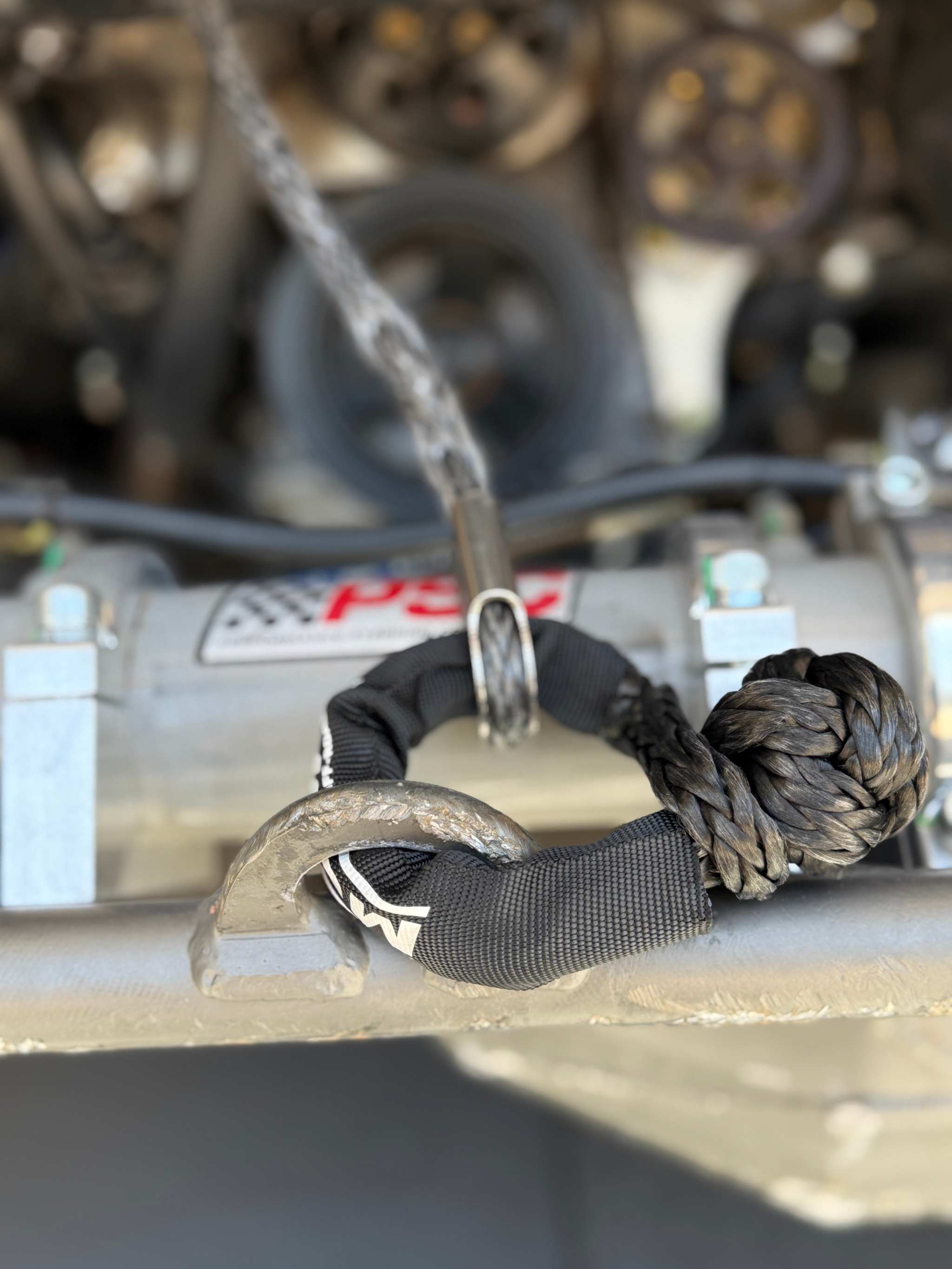 Soft Shackle 3/8'' x 14'' Set of 2 with Sleeve - Lifetime Warranty