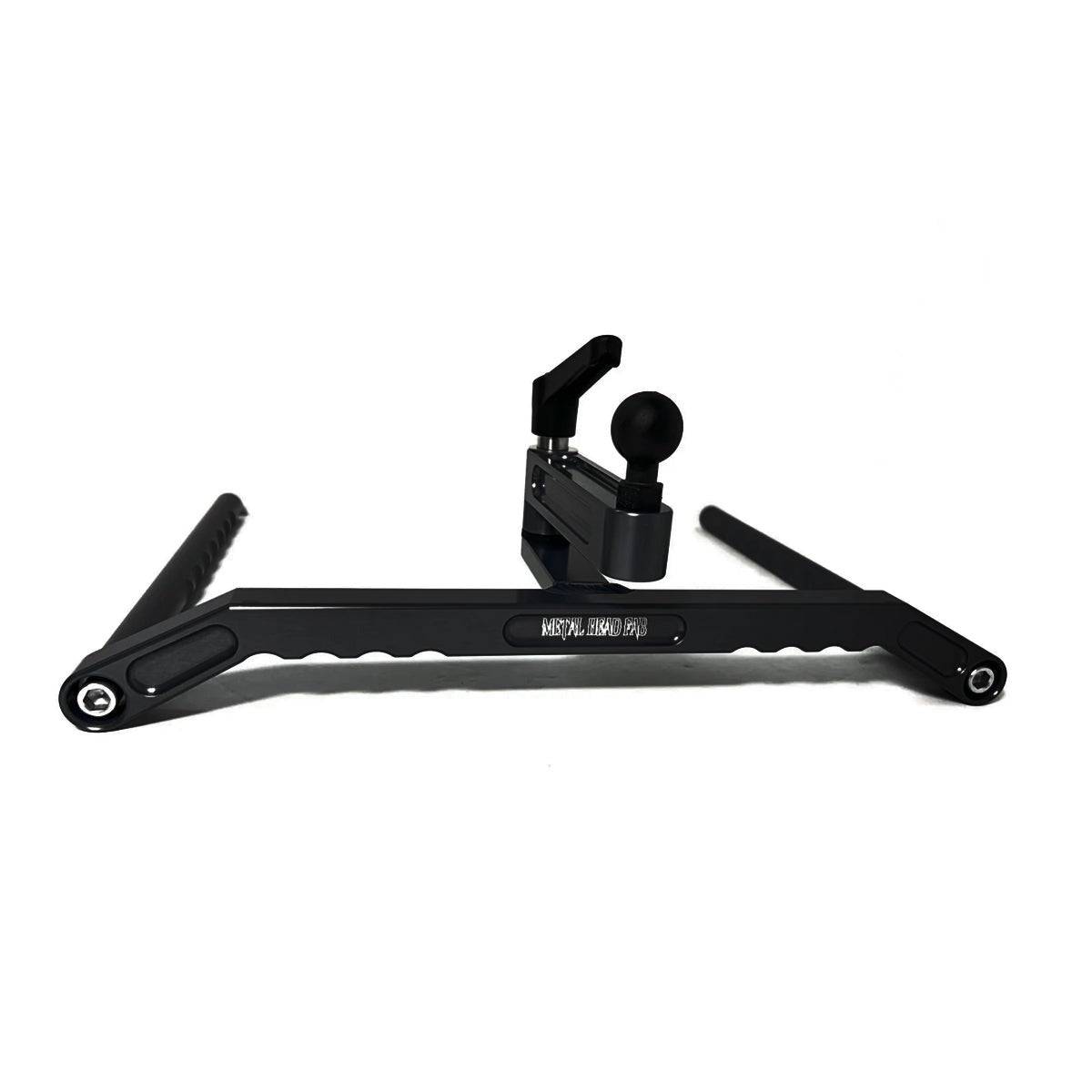 RZR Pro Billet Grab Bar GPS Mount for Polaris RZR XP, Pro S, and Pro R models, durable billet aluminum with black anodized finish