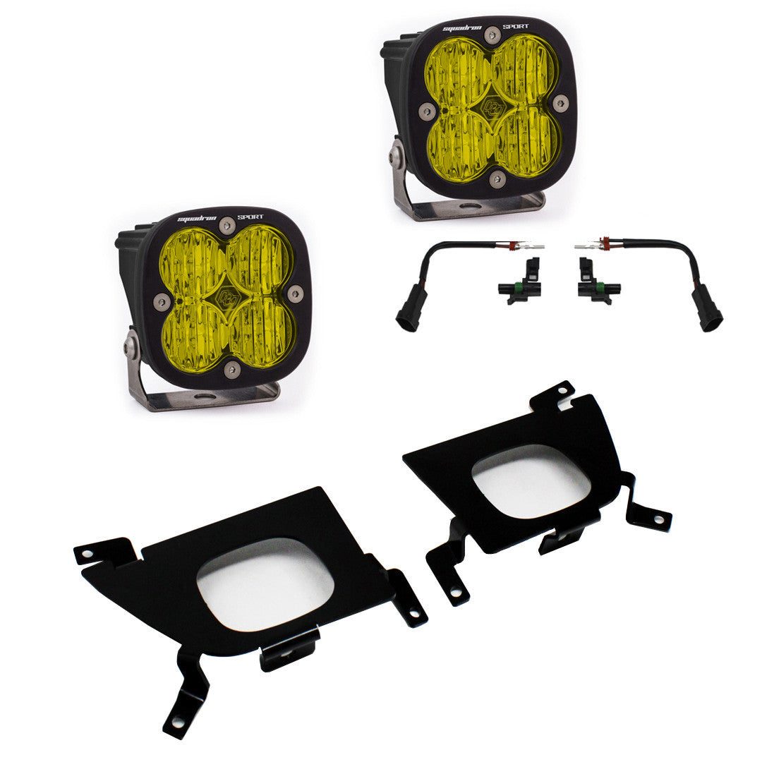 Baja Designs Squadron Sport Fog Pocket Light Kit | 19-22 Silverado 1500 / 20-22 2500HD/3500HD