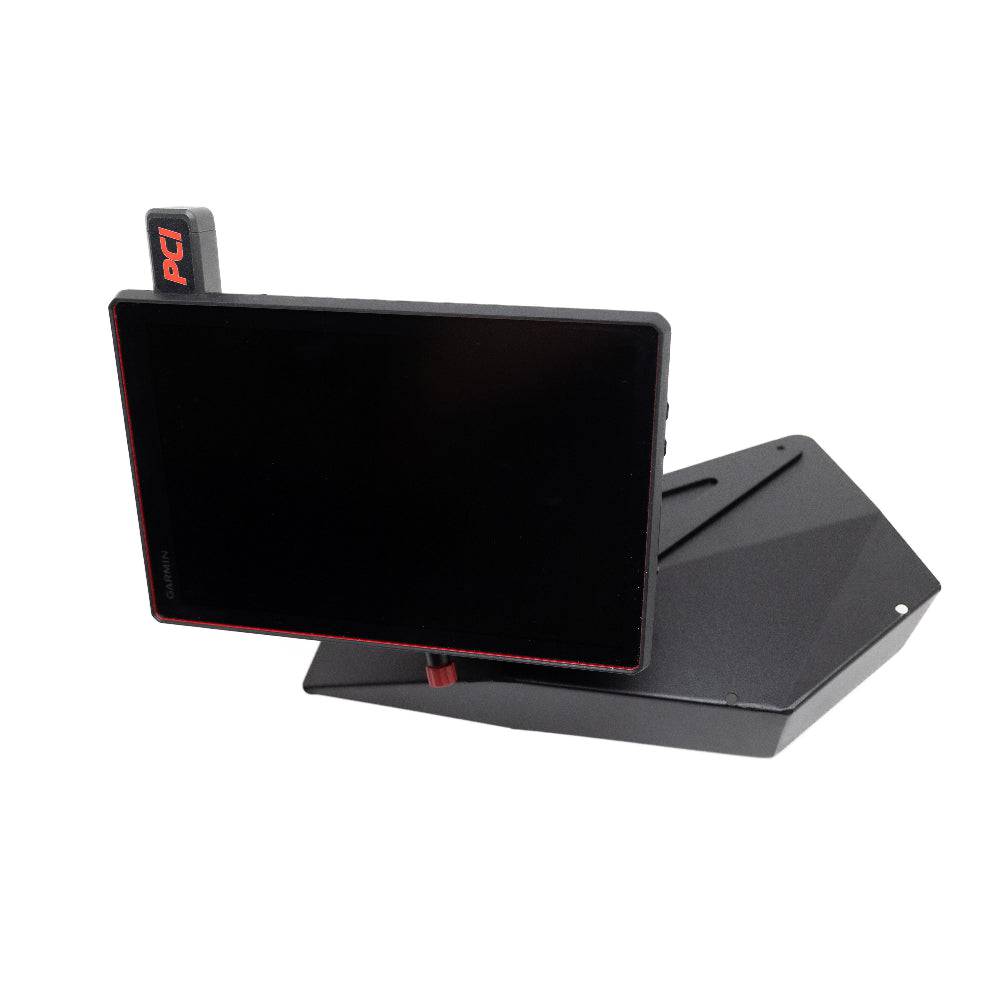 Maverick R Garmin GPS Bracket installed on Can-Am Maverick R with included hardware