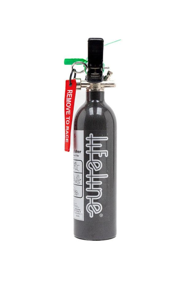 Zero 360 Fire Extinguisher for motorsports safety in paddock, pit, and track.