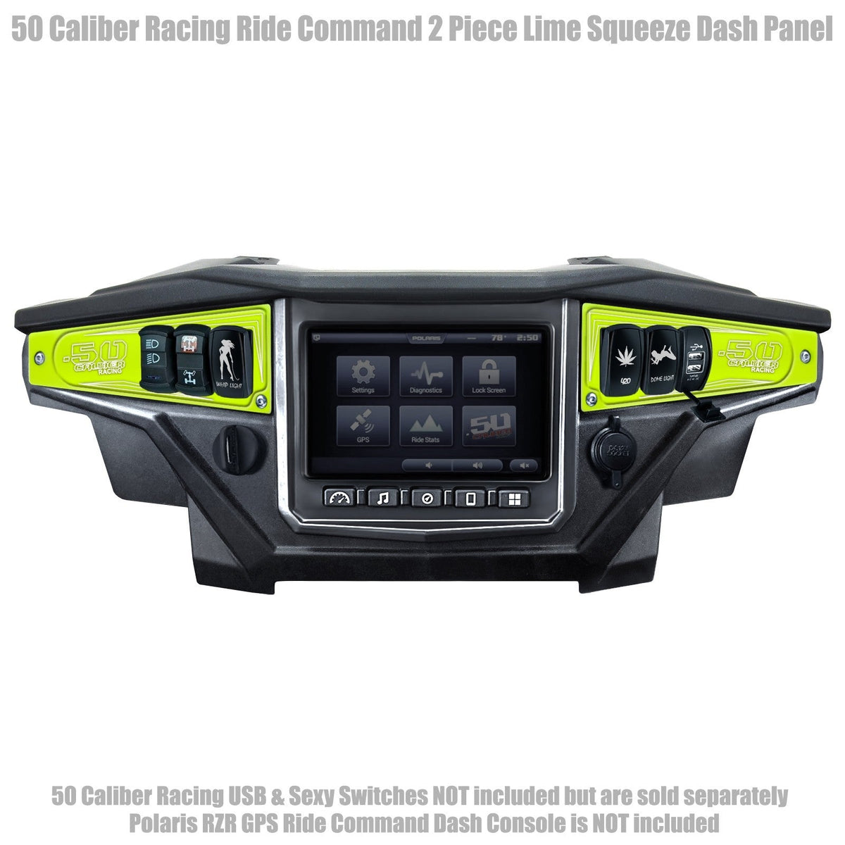 Ride Command XP1000 6 Switch Dash Panel