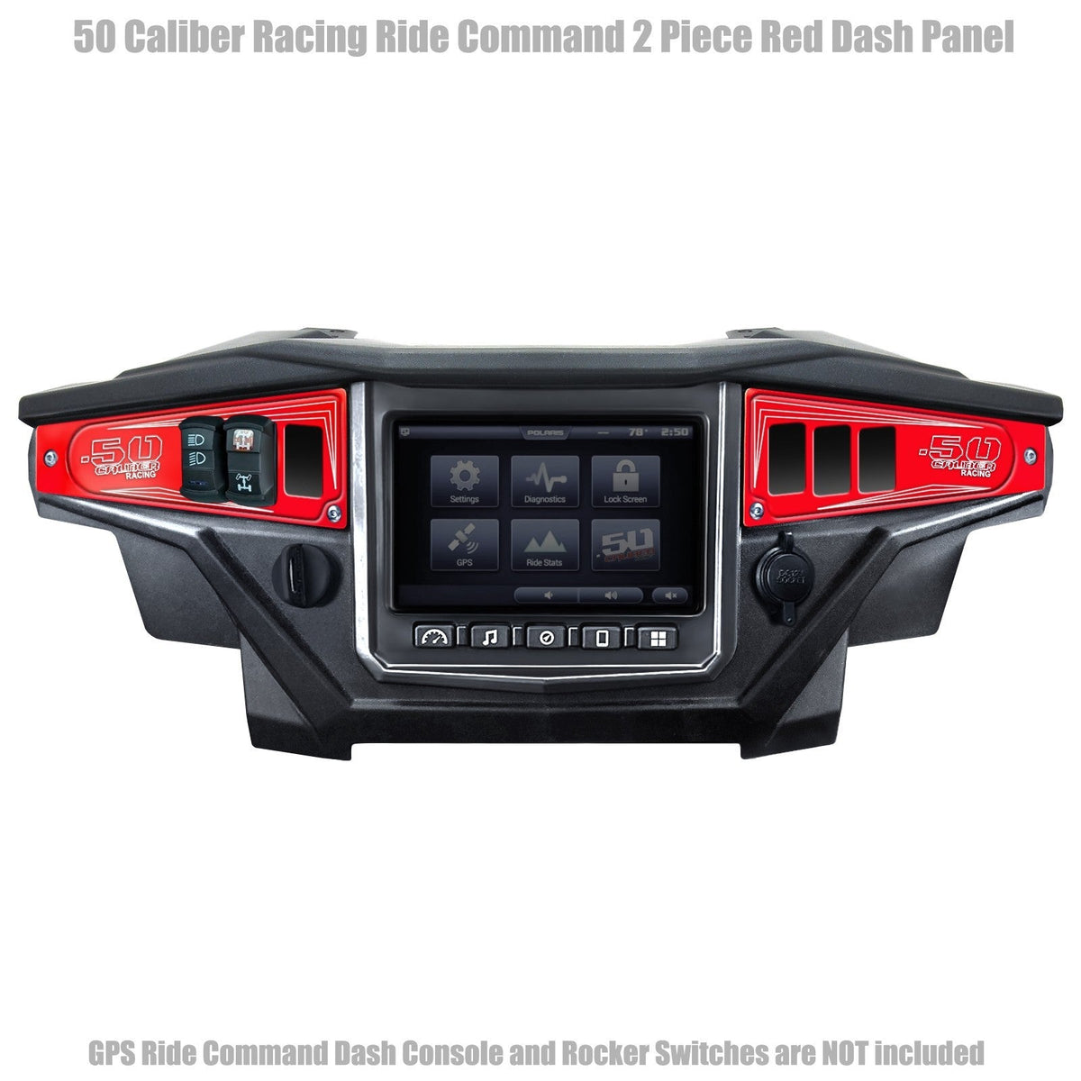 Ride Command XP1000 6 Switch Dash Panel