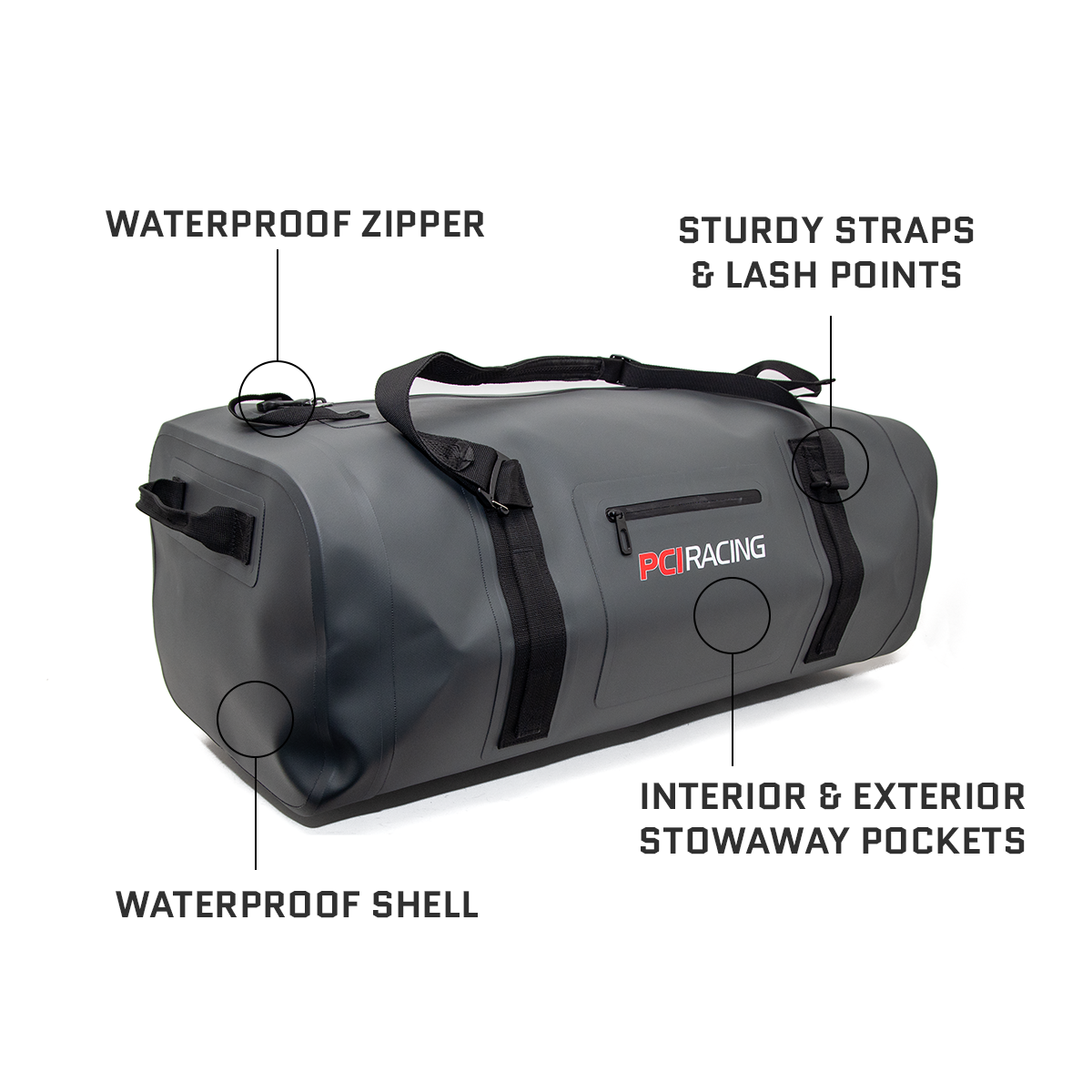 PCI 75L Waterproof Duffel - PCI Race Radios