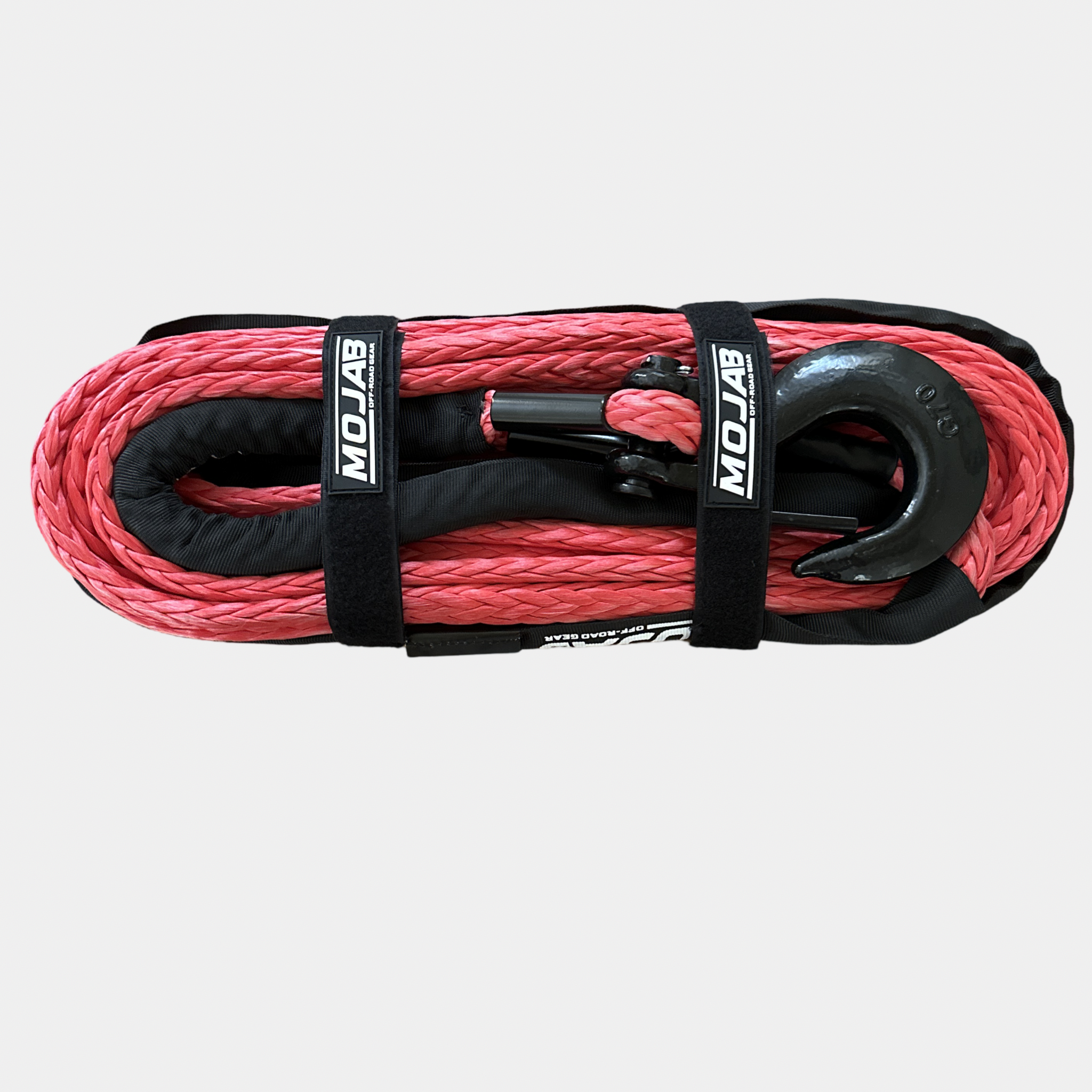 Synthetic Winch Rope - 1/2'' x 78 FT. with Forged Hook