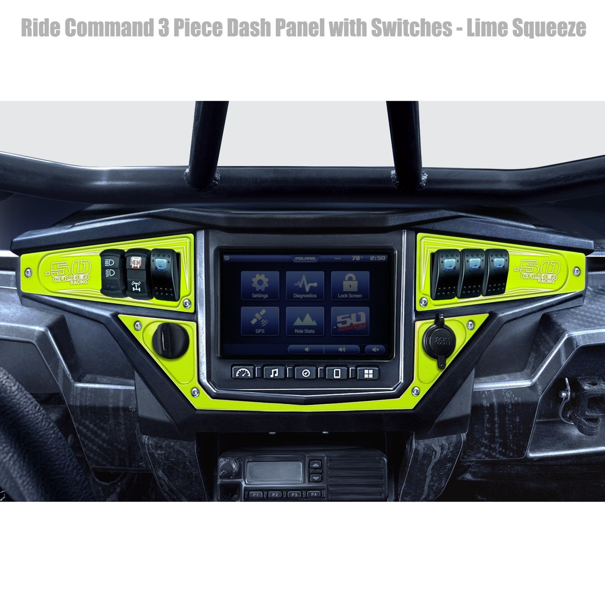 Ride Command XP1000 6 Switch Dash Panel
