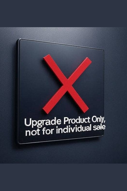 Upgrade 4 Trax sign with red X indicating not for individual sale.