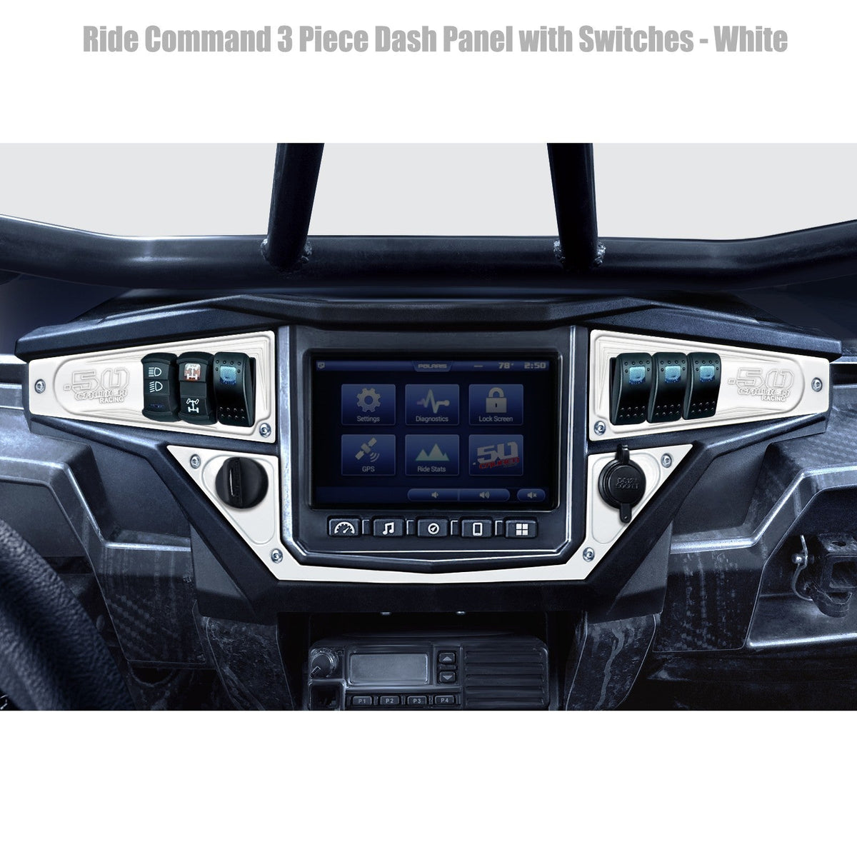 Ride Command XP1000 6 Switch Dash Panel