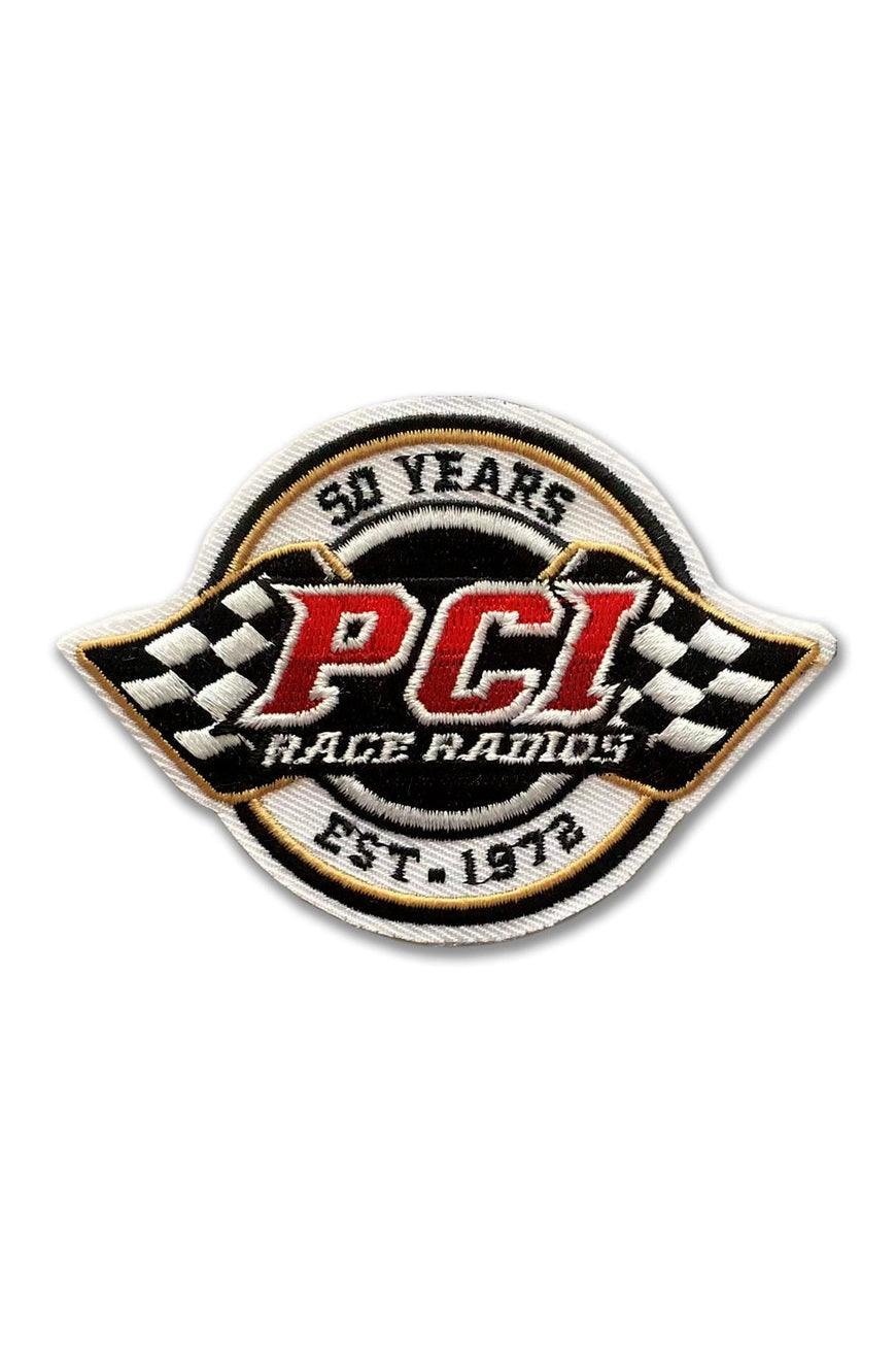 PCI Race Radios 50 Year Anniversary Patch - Easy Iron On