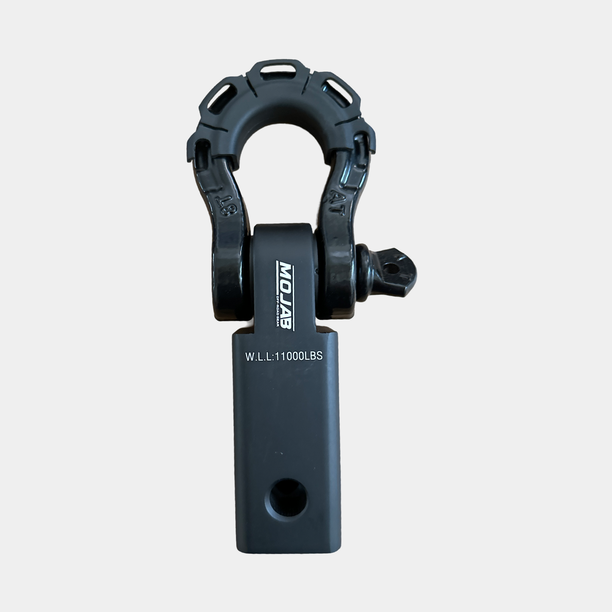 Aluminum Hitch Receiver 2'' with Steel D-Shackle - Durable Tow (LIFETIME WARRANTY)