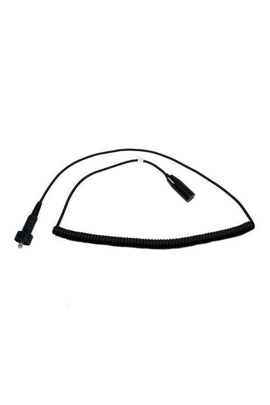 Elite Helmet Wire Extension with coil cord, Mil-Spec U92 connectors, and H2NO waterproof plugs.