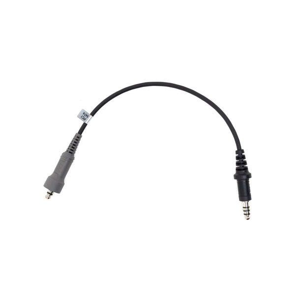PCI Stilo Adapter Cable connecting Trax Wired Venti Model Helmet to PCI Trax Intercom system with 12 inch cord