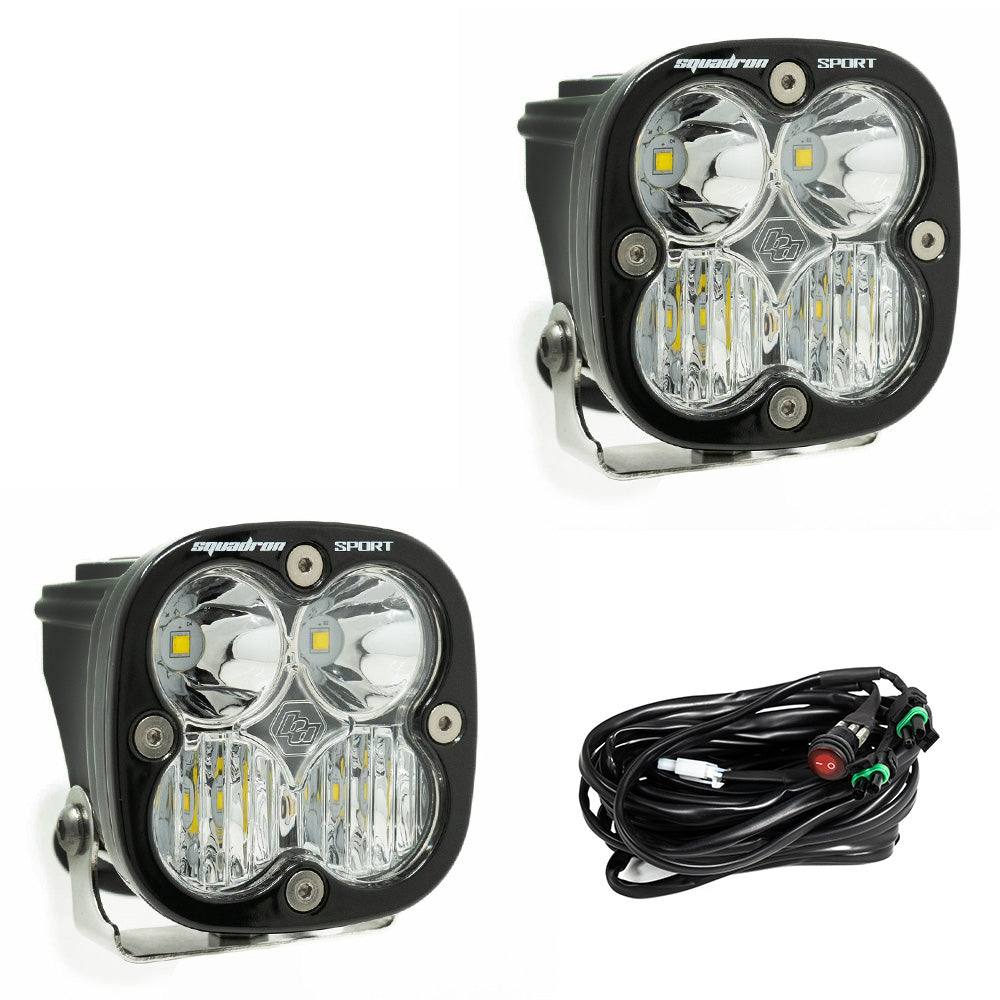 Baja Designs Squadron Sport LED Auxiliary Light Pod Pair | Universal
