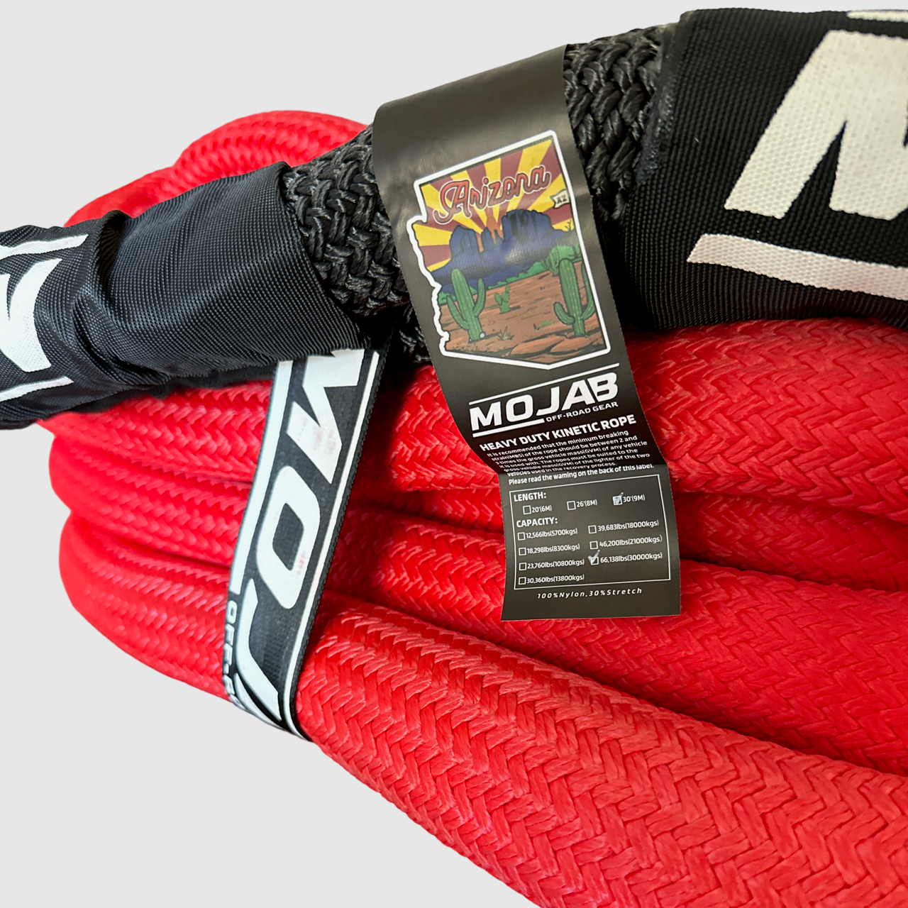 Kinetic Rope - 1-1/2” x 30 FT. | Durable, Reliable Recovery Rope