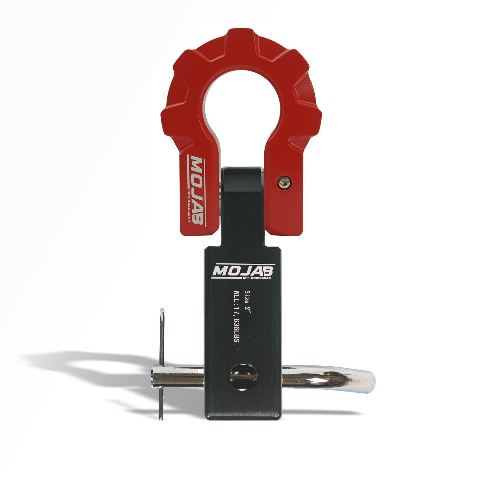 Aluminum Hitch Receiver, 2'' - Aluminum D-Shackle 9T (LIFETIME WARRANTY)