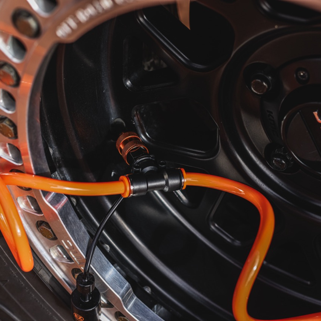 Recoil 4-Way Hose Kit - Easy Tire Inflation & Pressure Control