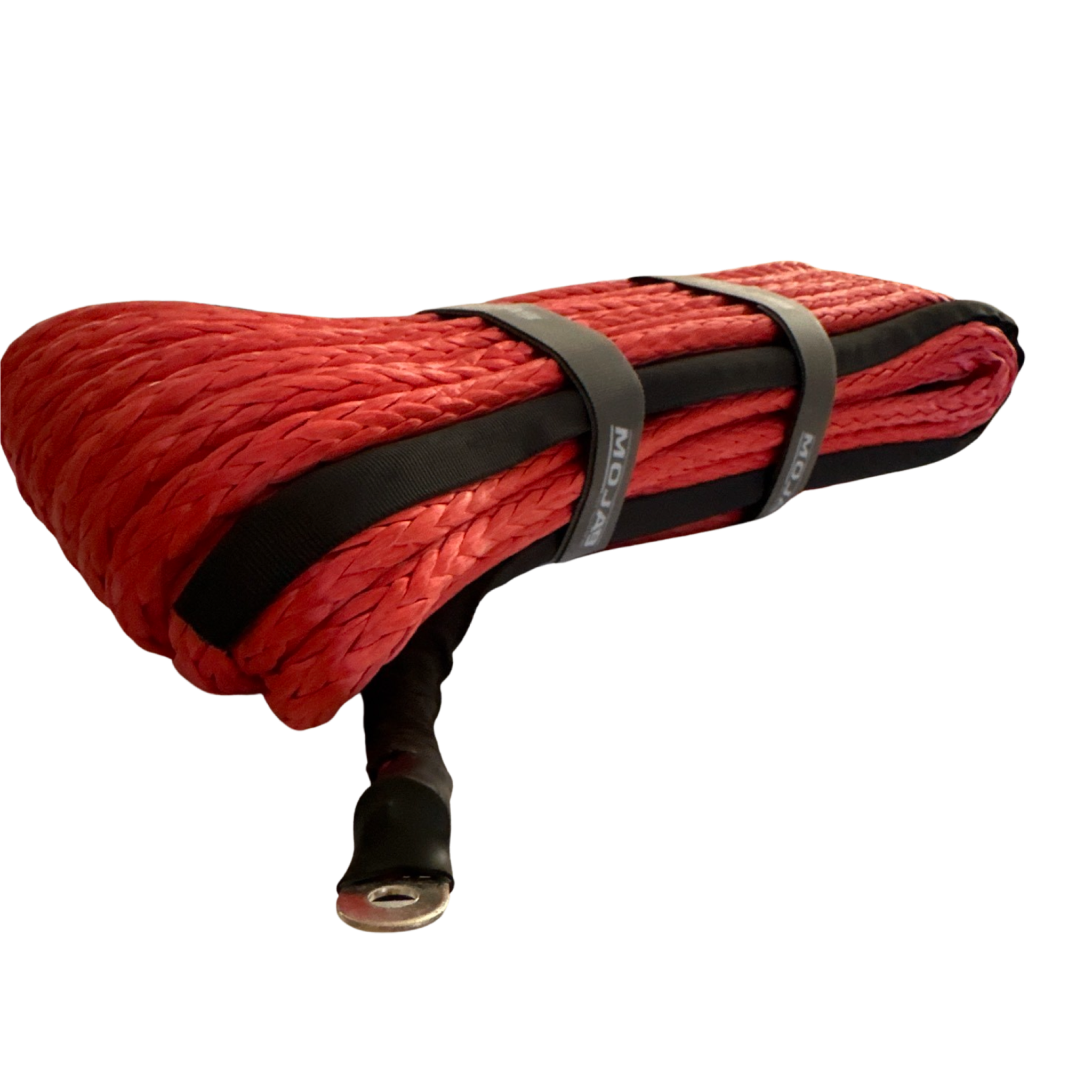 Synthetic Winch Rope - 3/8'' x 85 FT. | Forged Hook - Durable