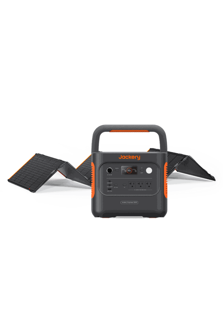 Solar Generator 2000 v2 with 2042Wh capacity and portable design.