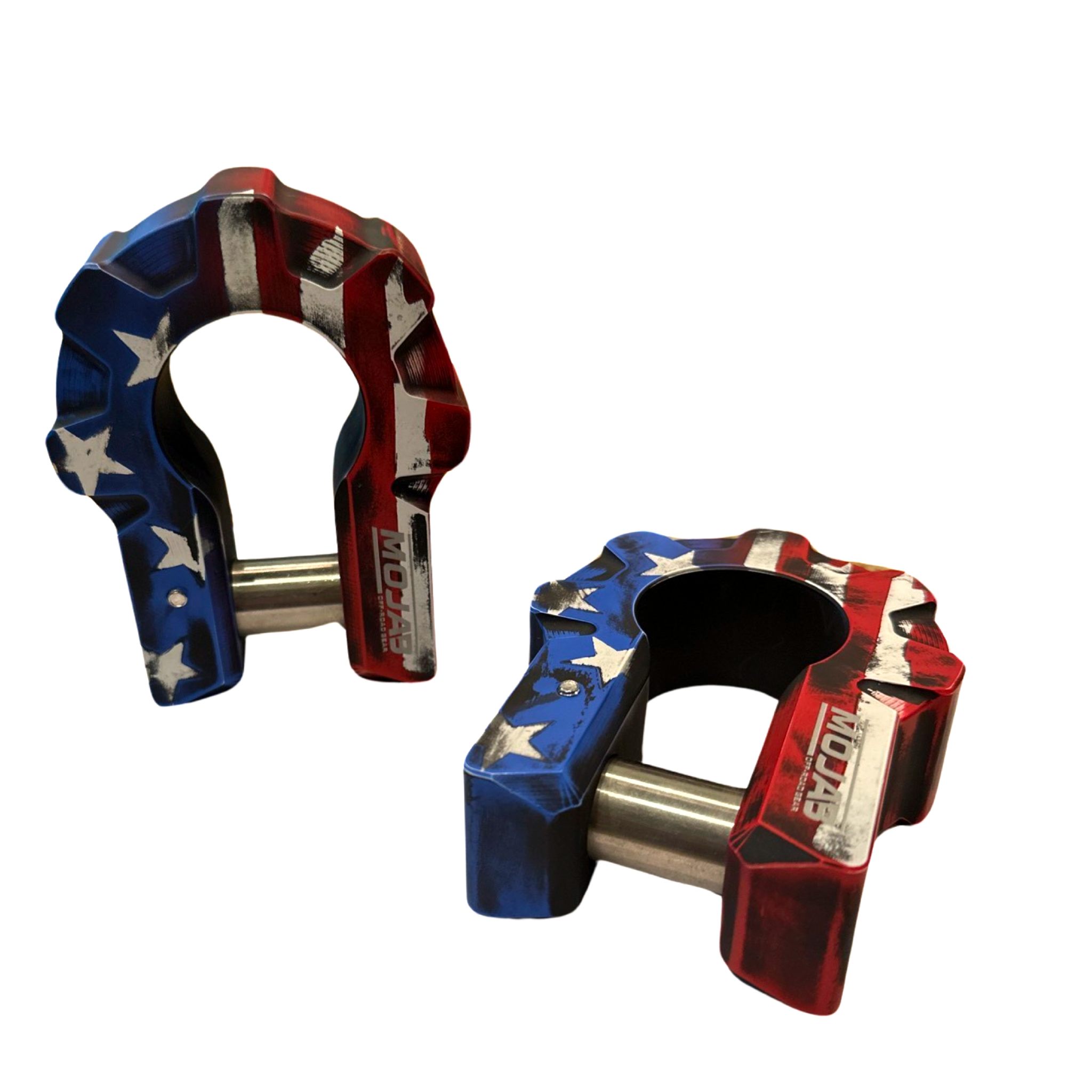 American Flag Extreme Duty Aluminum Shackle Set - 9T Strength