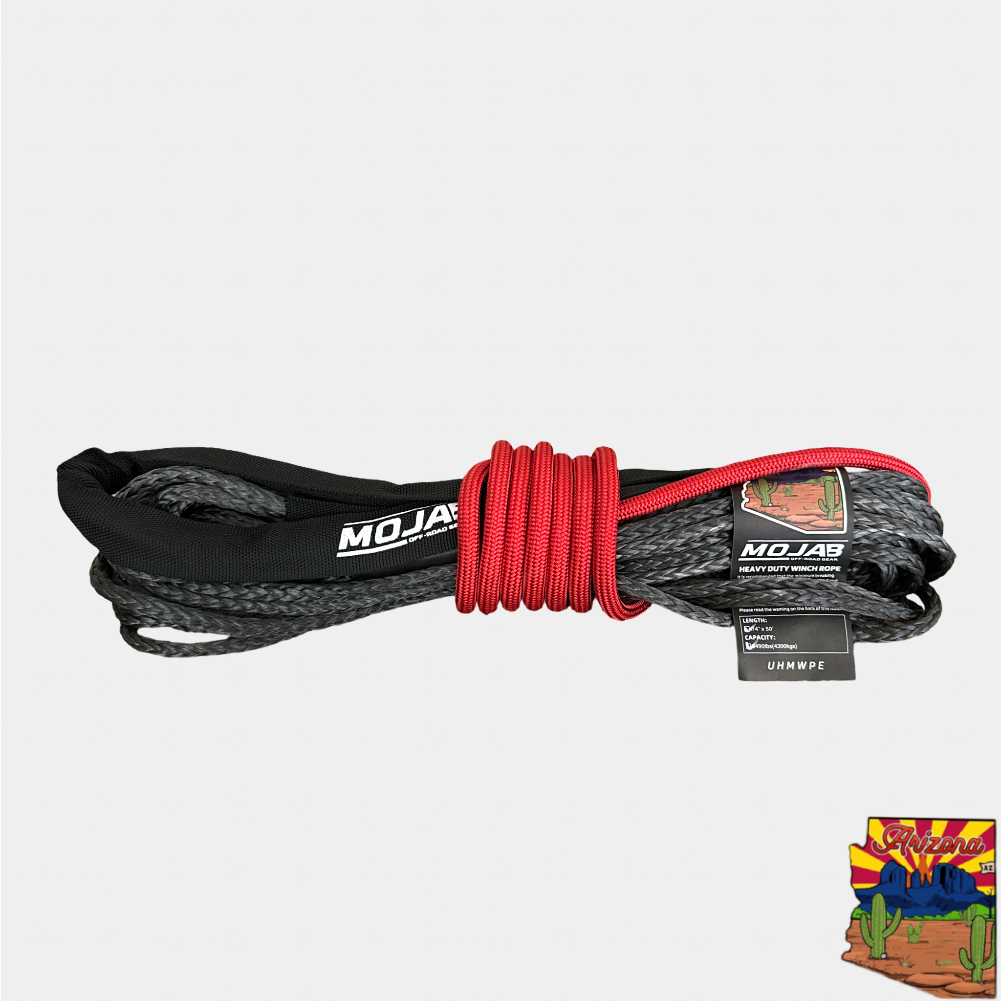 Heavy Duty Synthetic Winch Line - 1/4” x 50 FT. | SXS & UTV